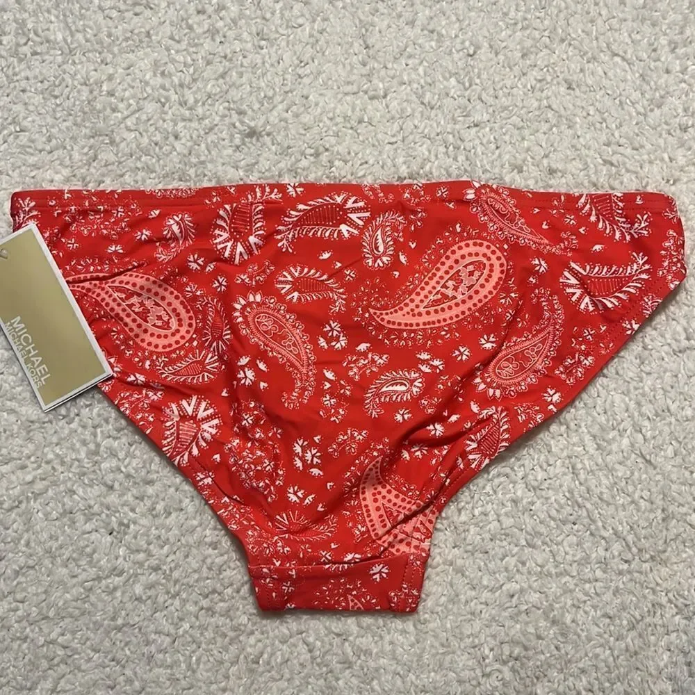 Michael Kors Paisley Printed Classic Bikini Bottoms